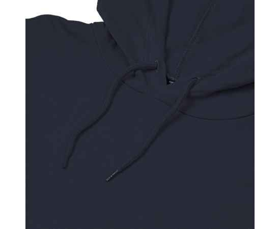 Толстовка с капюшоном унисекс Hoodie, темно-синяя, размер XS, Цвет: темно-синий, Размер: XS, изображение 3