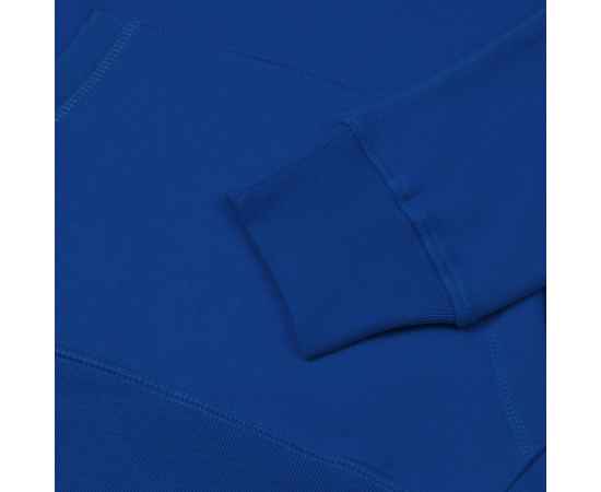 Толстовка с капюшоном унисекс Hoodie, ярко-синяя, размер XS, изображение 4