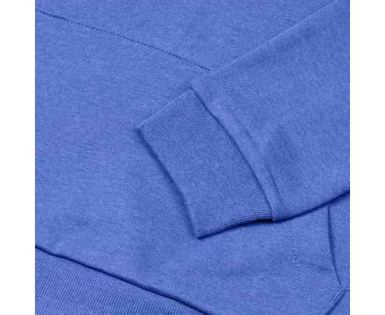 Толстовка с капюшоном унисекс Hoodie, ярко-синий меланж, размер XS, Цвет: синий, Размер: XS, изображение 4
