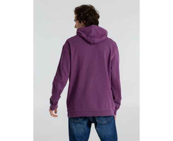 Толстовка с капюшоном унисекс Hoodie, фиолетовый меланж, размер S, Цвет: фиолетовый, Размер: S, изображение 12