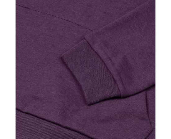 Толстовка с капюшоном унисекс Hoodie, фиолетовый меланж, размер S, Цвет: фиолетовый, Размер: S, изображение 4