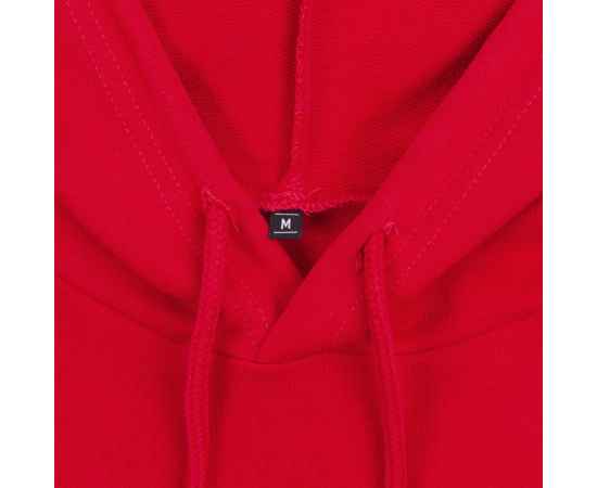 Толстовка с капюшоном женская Hoodie, красный меланж, размер XS, Цвет: красный, красный меланж, Размер: XS, изображение 3