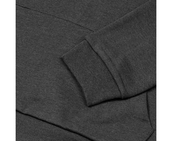 Толстовка с капюшоном унисекс Hoodie, серый меланж (антрацит), размер XS, Цвет: серый, антрацит, серый меланж, Размер: XS, изображение 4