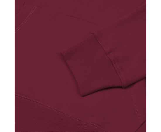 Толстовка с капюшоном унисекс Hoodie, бордовая, размер XS, Цвет: бордо, Размер: XS, изображение 4