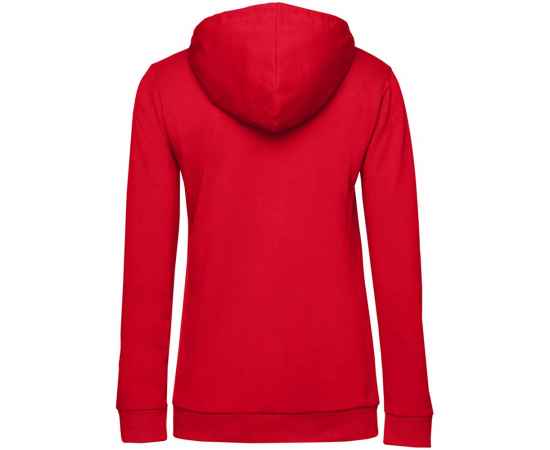 Толстовка с капюшоном женская Hoodie, красная, размер XS, Цвет: красный, Размер: XS, изображение 2
