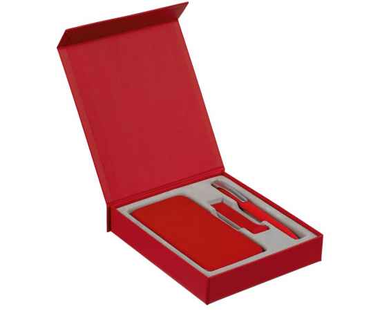 Коробка Rapture для аккумулятора 10000 мАч, флешки и ручки, красная, Цвет: красный, Размер: 17, изображение 3