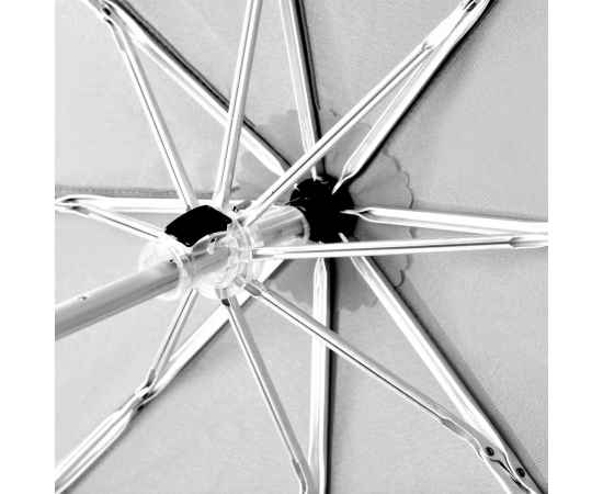 Зонт складной Fiber Alu Light, белый, Цвет: белый, Размер: длина 53 см, изображение 8