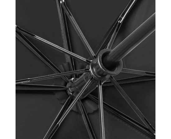 Зонт складной Fiber Magic, черный, Цвет: черный, Размер: длина 55 см, изображение 5