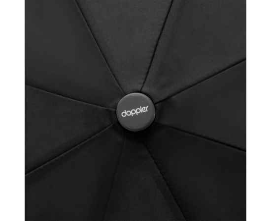 Зонт складной Fiber Magic, черный, Цвет: черный, Размер: длина 55 см, изображение 3