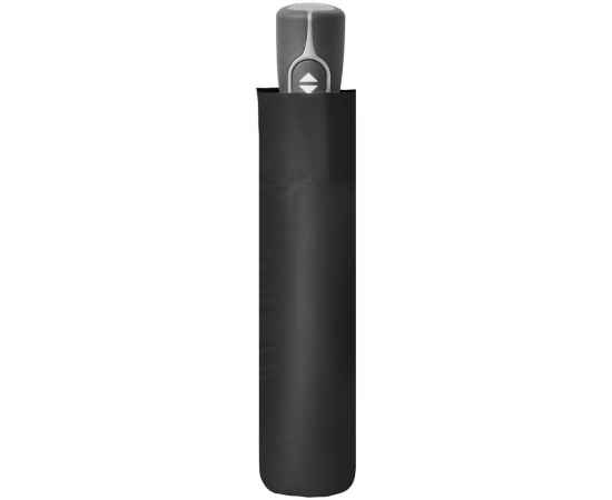 Зонт складной Fiber Magic, черный, Цвет: черный, Размер: длина 55 см, изображение 2