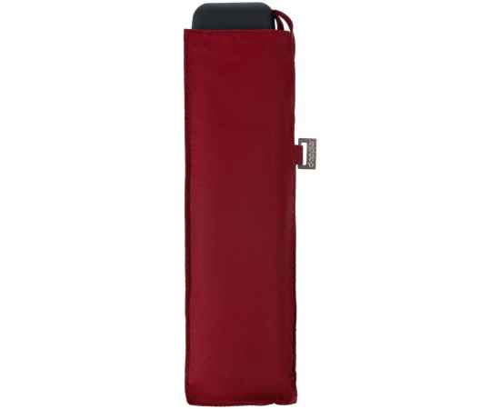 Зонт складной Carbonsteel Slim, красный, Цвет: красный, Размер: длина 51 см, изображение 2