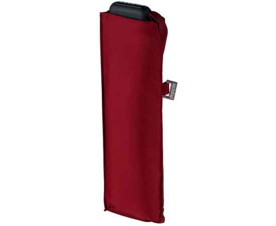 Зонт складной Carbonsteel Slim, красный, Цвет: красный, Размер: длина 51 см, изображение 3