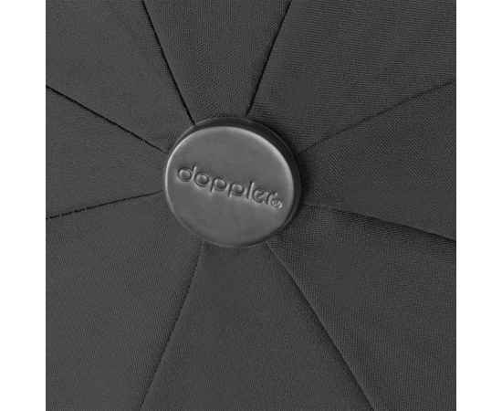 Зонт складной Carbonsteel Magic, черный, Цвет: черный, Размер: длина 53 см, изображение 3