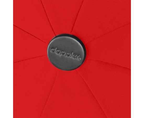 Зонт складной Carbonsteel Magic, красный, Цвет: красный, Размер: длина 53 см, изображение 3