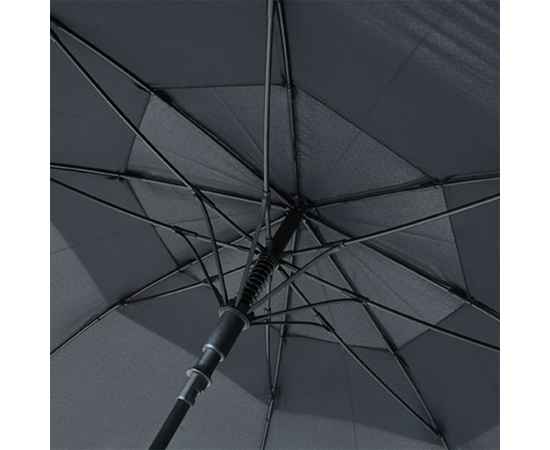 Зонт-трость Fiber Golf Air, черный, Цвет: черный, Размер: длина 102 см, изображение 5