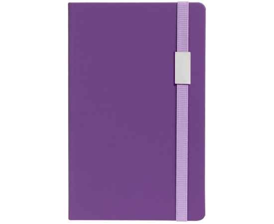 Блокнот Shall Direct, фиолетовый, Цвет: фиолетовый, Размер: белый, изображение 3