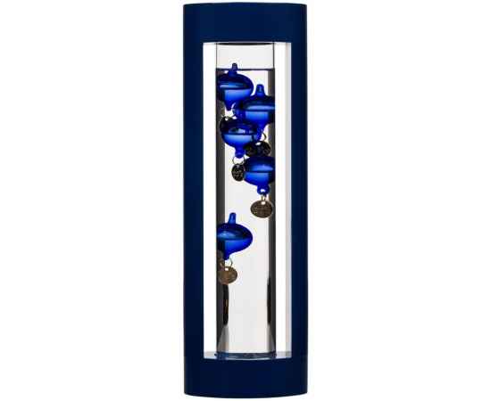 Термометр «Галилео» в деревянном корпусе, синий, Размер: 30х10х6,5 см, упаковка 35х13,1х9,9 см см, изображение 2