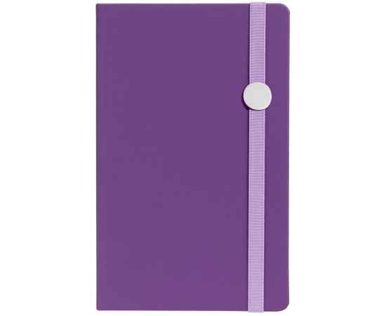 Блокнот Shall Round, фиолетовый, Цвет: фиолетовый, Размер: белый, изображение 3