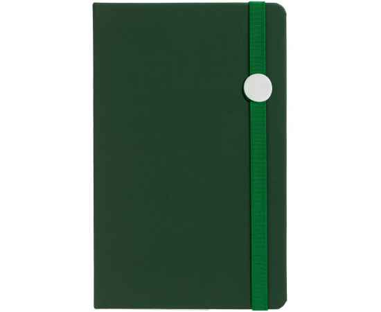 Блокнот Shall Round, зеленый, Цвет: зеленый, Размер: белый, изображение 3
