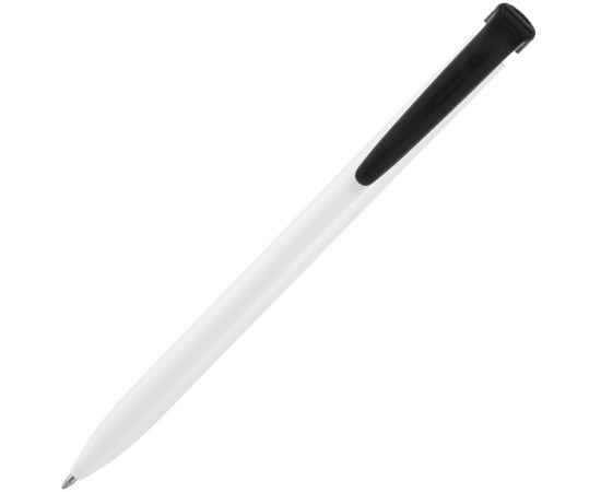 Ручка шариковая Favorite, белая с черным, Цвет: черный, Размер: 13, изображение 3