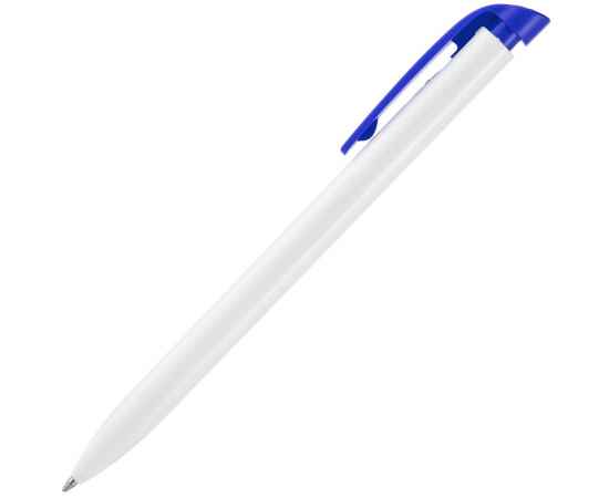 Ручка шариковая Favorite, белая с синим, Цвет: синий, Размер: 13, изображение 2