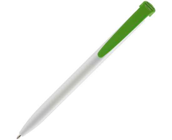 Ручка шариковая Favorite, белая с зеленым, Цвет: зеленый, Размер: 13, изображение 3