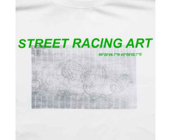 Футболка Street Racing Art, белая, размер S, Цвет: белый, Размер: S, изображение 6