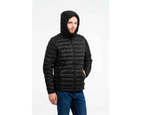 Куртка компактная мужская Stavanger черная с серым, размер S, Цвет: черный, Размер: S, изображение 16