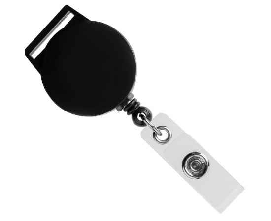 Ретрактор Attach с ушком для ленты, черный, Цвет: черный, Размер: 9, изображение 2