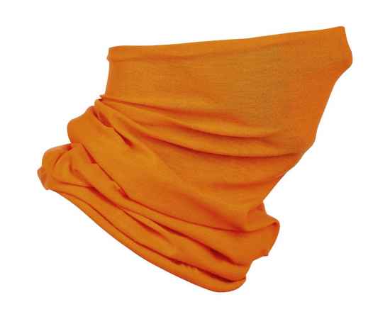 Многофункциональная бандана Bolt, оранжевая, Цвет: оранжевый, Размер: 25x50 см, изображение 2