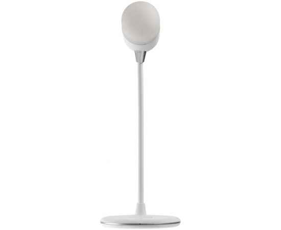 Лампа с колонкой и беспроводной зарядкой lampaTon, белая, Цвет: белый, Размер: диаметр 12 см, изображение 7