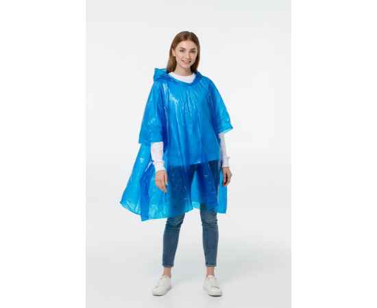 Дождевик-пончо RainProof, синий, Цвет: синий, Размер: 120х90 см, изображение 5