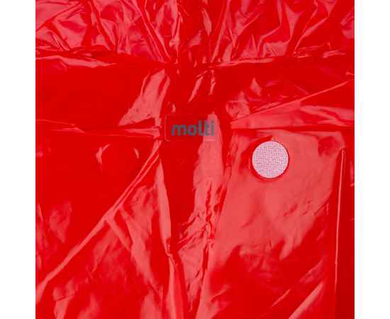 Дождевик-плащ BrightWay, красный, Цвет: красный, Размер: 105х85 см, изображение 2