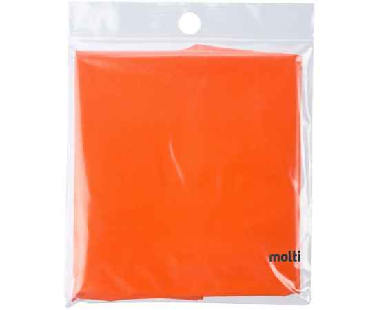 Дождевик-плащ CloudTime, оранжевый, Цвет: оранжевый, Размер: 105х85 см, изображение 5