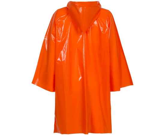 Дождевик-плащ CloudTime, оранжевый, Цвет: оранжевый, Размер: 105х85 см, изображение 2