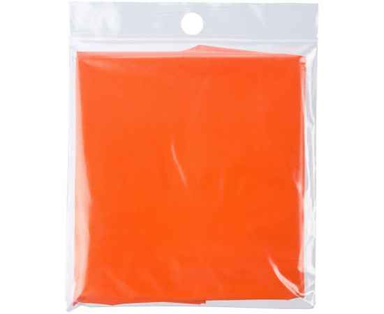 Дождевик-плащ CloudTime, оранжевый, Цвет: оранжевый, Размер: 105х85 см, изображение 4
