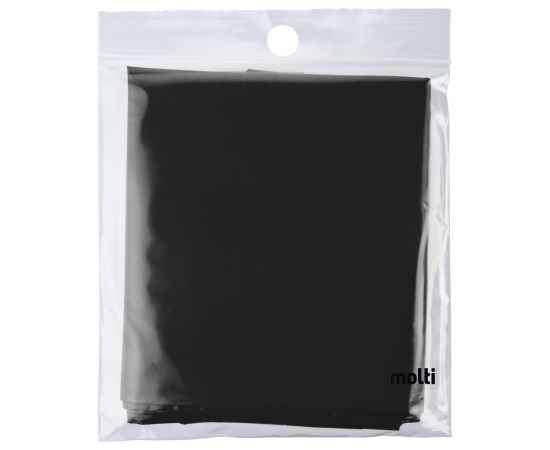 Дождевик-плащ CloudTime, черный, Цвет: черный, Размер: 105х85 см, изображение 5