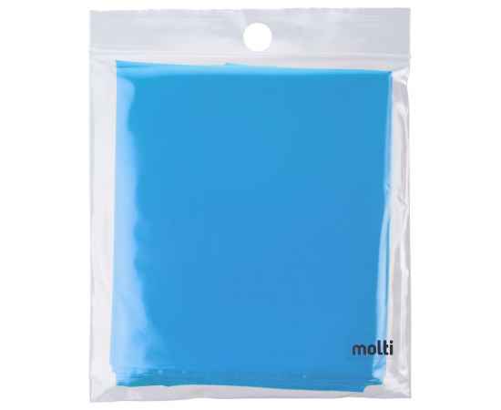 Дождевик-плащ CloudTime, голубой, Цвет: голубой, Размер: 105х85 см, изображение 5