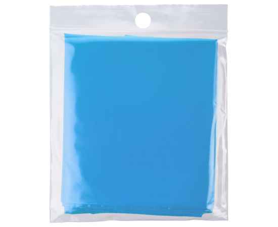 Дождевик-плащ CloudTime, голубой, Цвет: голубой, Размер: 105х85 см, изображение 4