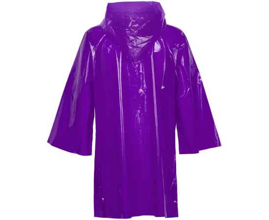 Дождевик-плащ CloudTime, фиолетовый, Цвет: фиолетовый, Размер: 105х85 см, изображение 2