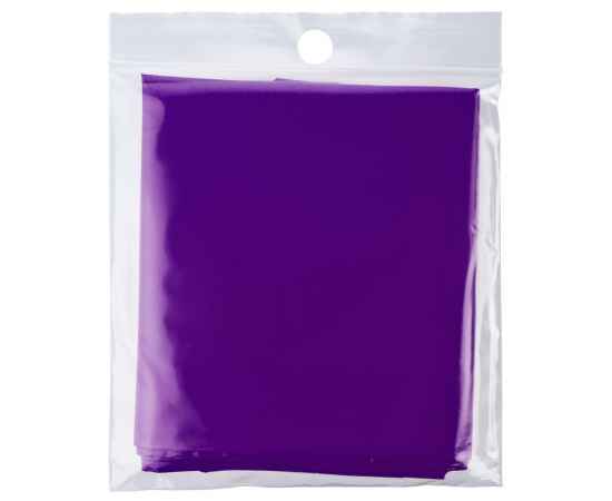 Дождевик-плащ CloudTime, фиолетовый, Цвет: фиолетовый, Размер: 105х85 см, изображение 4
