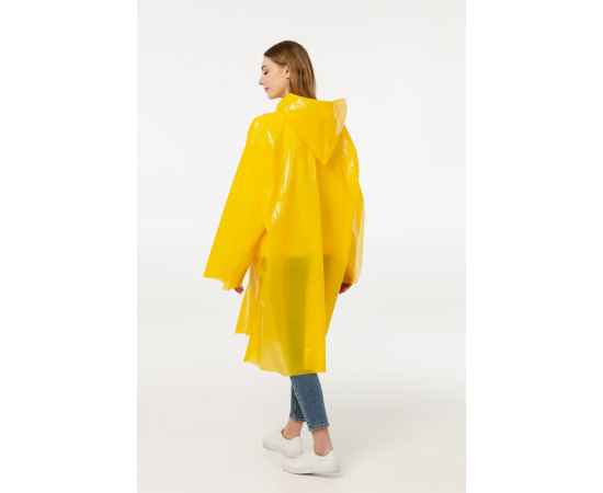 Дождевик-плащ CloudTime, желтый, Цвет: желтый, Размер: 105х85 см, изображение 7