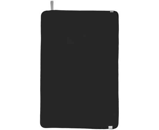 Спортивное полотенце Vigo Medium, черное, Цвет: черный, Размер: полотенце: 80х130 с, изображение 4