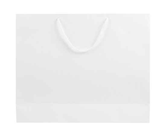Пакет бумажный «Блеск», большой, белый, Цвет: белый, Размер: 43х35х12 см, изображение 2