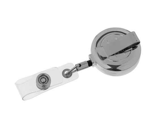 Чехол для пропуска с ретрактором Devon, серый, Цвет: серый, Размер: чехол: 6, изображение 4