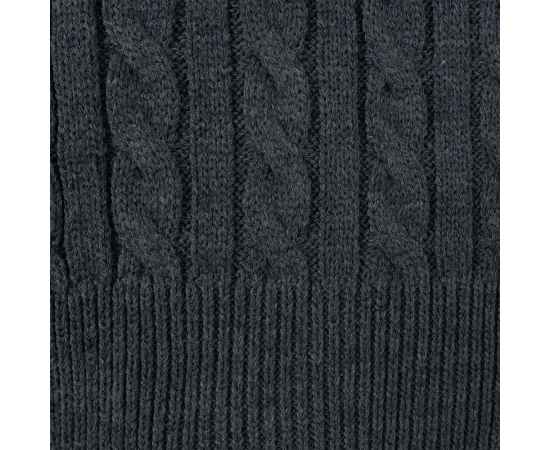 Шарф Heat Trick, черный меланж, Цвет: черный, Размер: 32х190 см, изображение 4