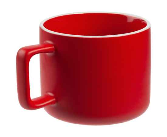 Чашка Fusion, красная, Цвет: красный, Размер: диаметр 9, изображение 2