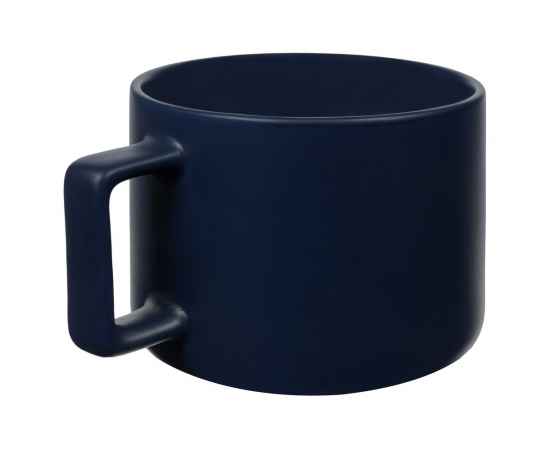 Чашка Jumbo, матовая, темно-синяя, Цвет: синий, Размер: диаметр 9, изображение 2