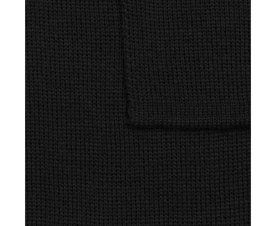 Шарф Glenn, черный, Цвет: черный, Размер: 20х170 см, изображение 3