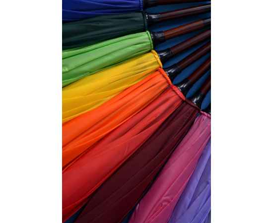 Зонт-трость Standard, белый с серебристым внутри, Цвет: серебристый, Размер: длина 90 см, изображение 5